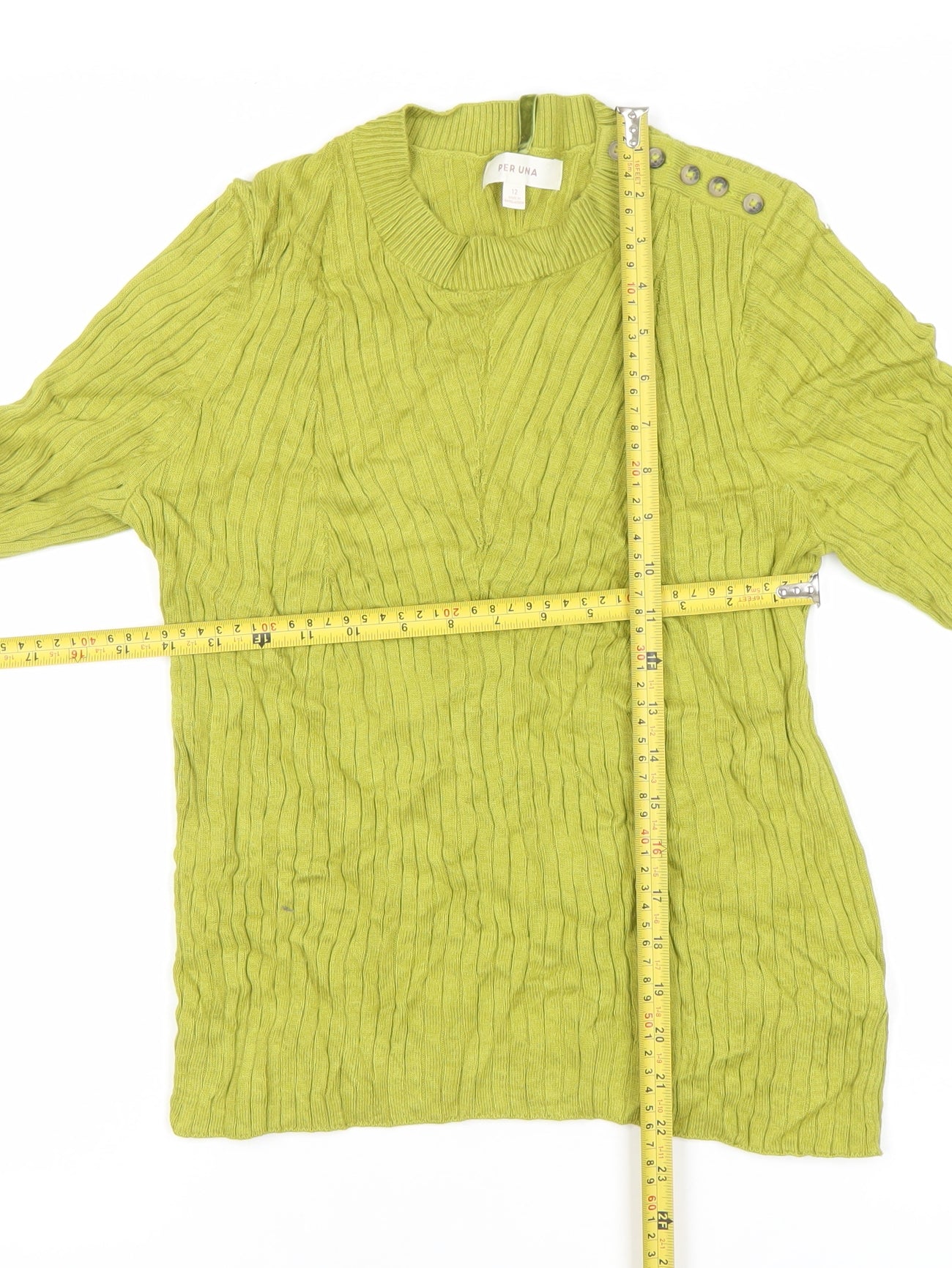 Marks and Spencer Women’s Green Size 12 Pullover Jumper