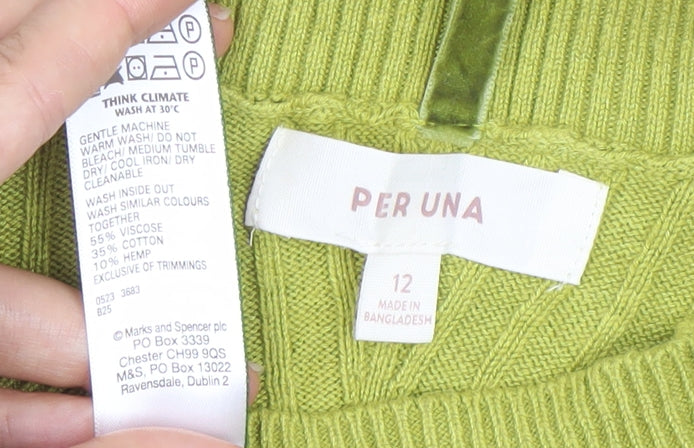 Marks and Spencer Women’s Green Size 12 Pullover Jumper