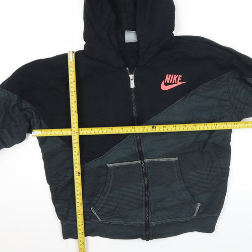Nike Women’s Black Full Zip Hoodie Sweatshirt S Logo Sportswear