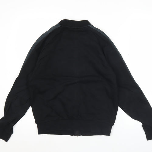 Puma Womens Black M Track Jacket Full Zip Cotton Blend