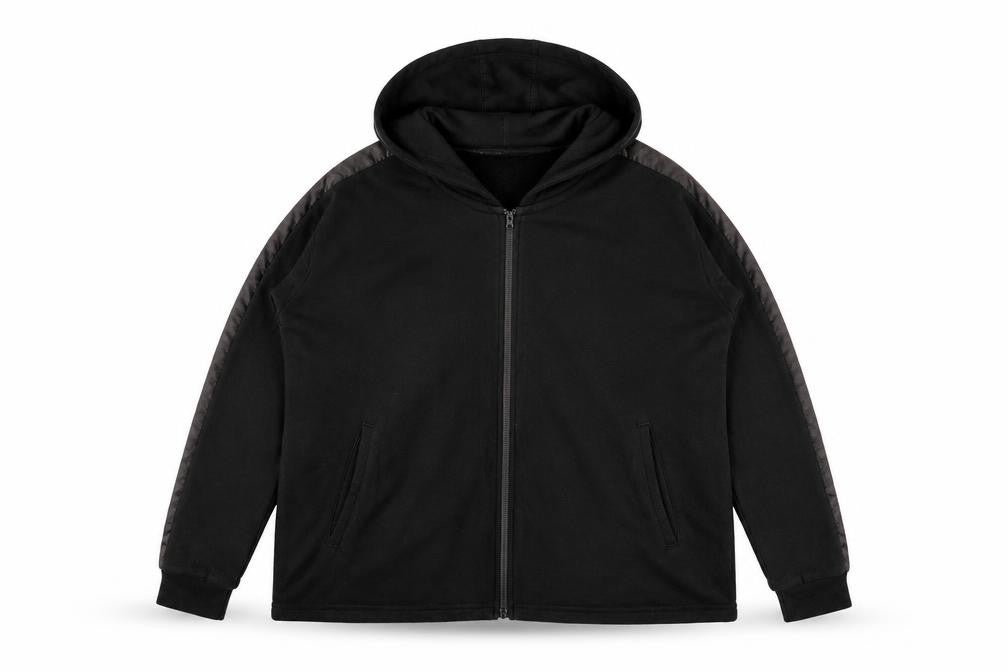Puma Womens Black Size 12 Full Zip Hoodie Sports Loungewear