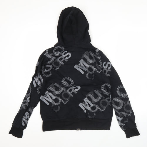 Mizuno Womens Black Full Zip Hoodie Size 10 Sportswear