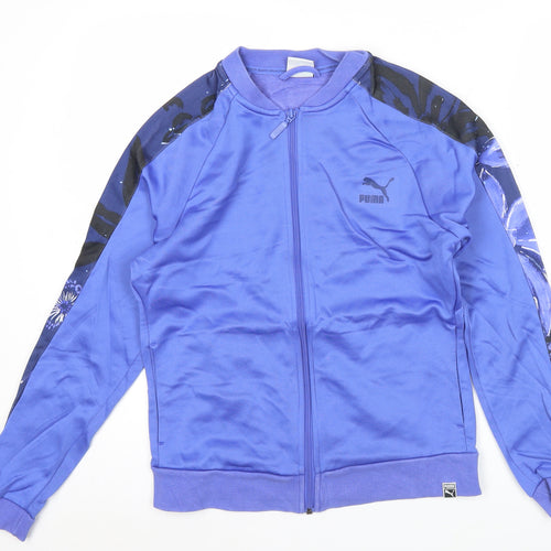 Puma Womens Blue XL Track Jacket Full Zip Sports Top
