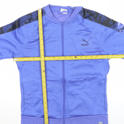 Puma Womens Blue XL Track Jacket Full Zip Sports Top
