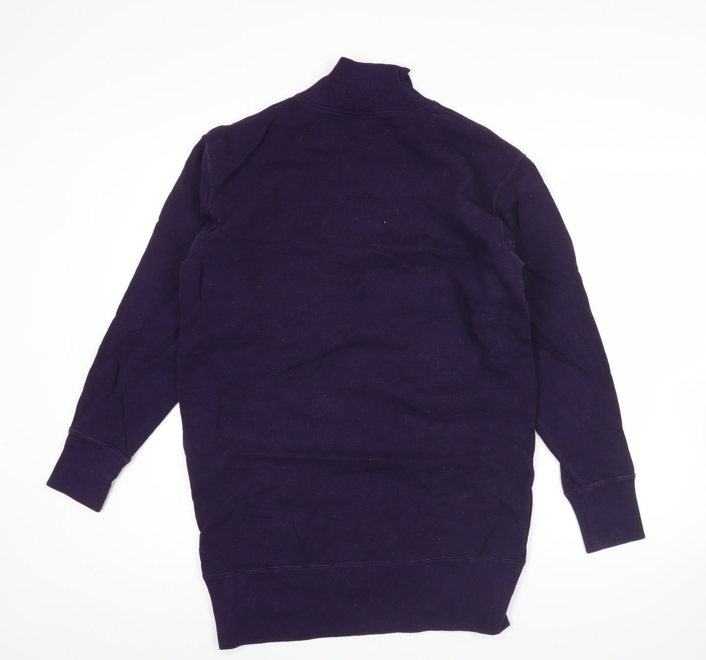 Champion Women’s Purple Medium 1/4 Zip Logo Sweatshirt