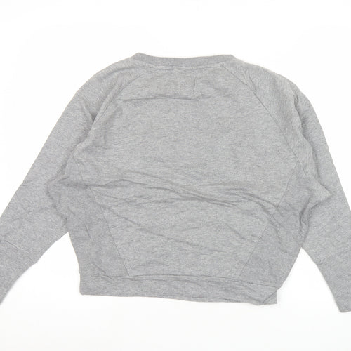 Puma Women’s Grey Sweatshirt Small Regular Fit Crew Neck Pullover