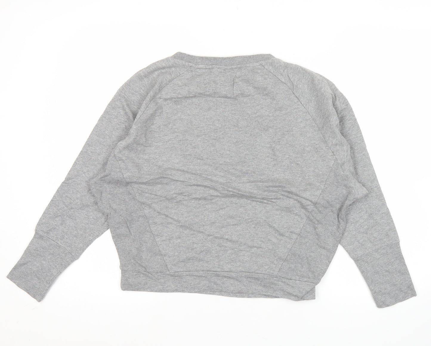 Puma Women’s Grey Sweatshirt Small Regular Fit Crew Neck Pullover