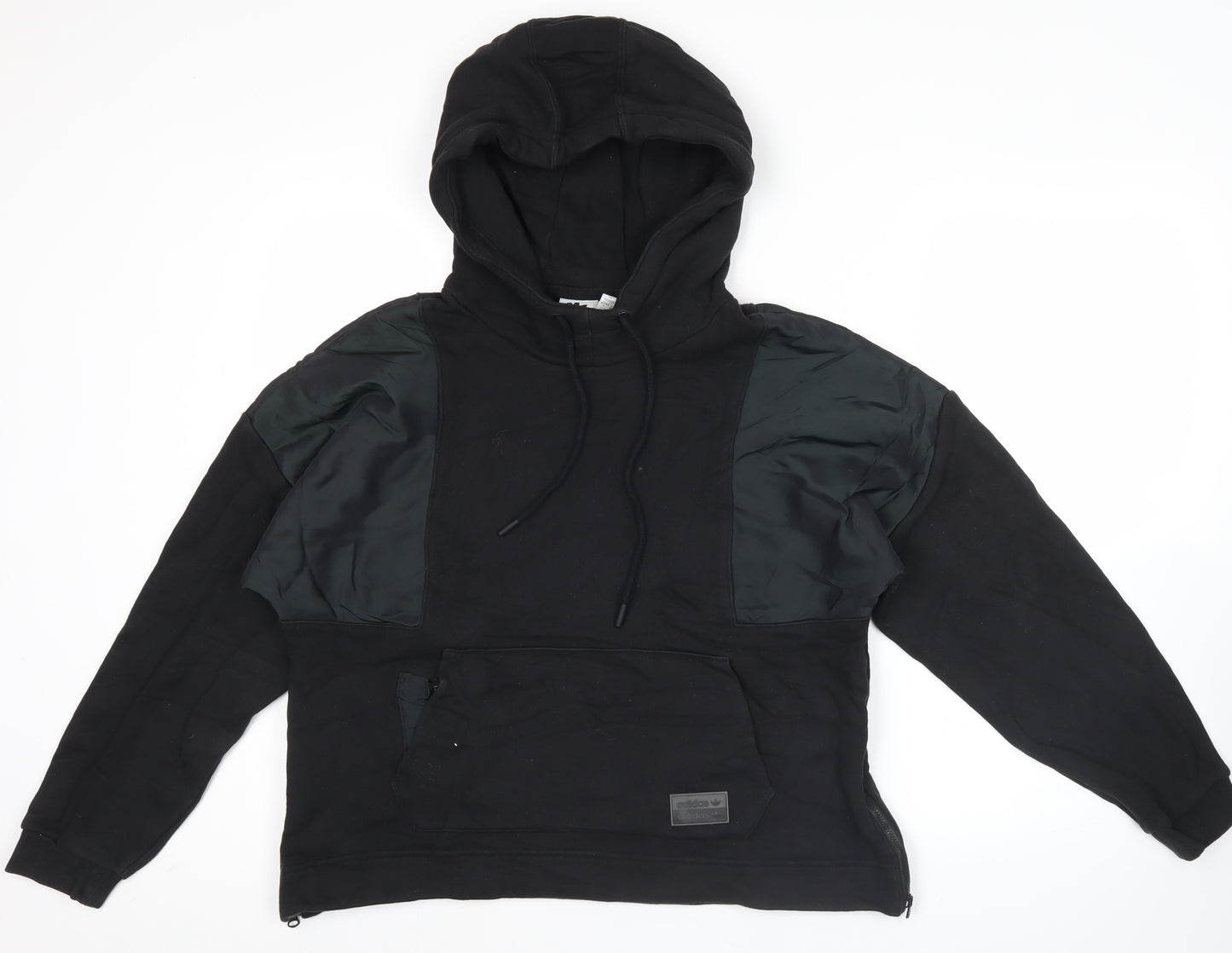 Adidas Women’s Black Hoodie Size 6 Pullover Hooded Sweatshirt