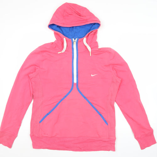 Nike Women’s Pink XL Hoodie Sweatshirt Pullover Zip Sportswear