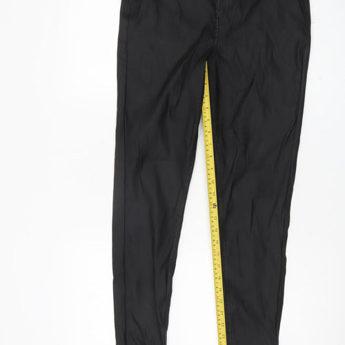 Denim Co Womens Black Size 10 Slim Fit Skinny Trousers Work Casual