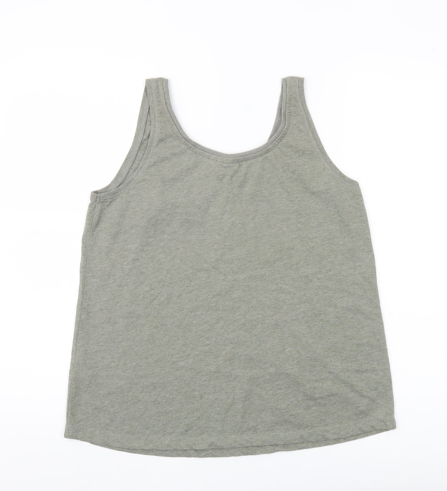 Fransa Womens Green Tank Top Size M Sleeveless Casual Basic