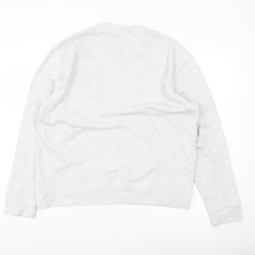 Topman Mens Grey M Pullover Sweatshirt Crew Neck Long Sleeve