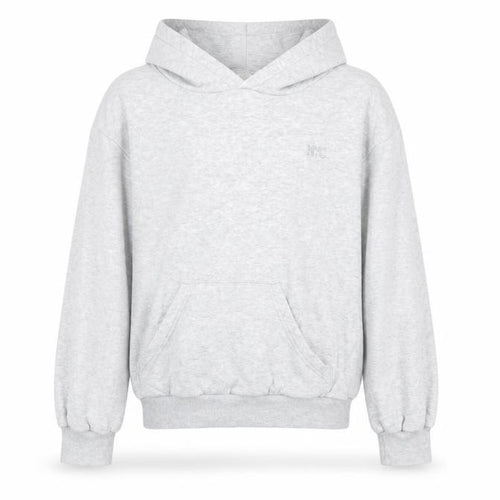 H&M Girls Grey Pullover Hoodie Size 11 Years NYC Logo Lightweight