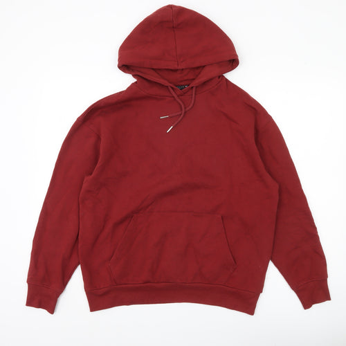 ASOS Women’s Red Pullover Hoodie UK 6 Cotton Blend Casual