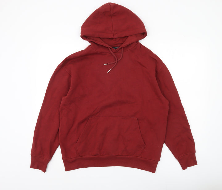 ASOS Women’s Red Pullover Hoodie UK 6 Cotton Blend Casual