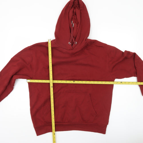 ASOS Women’s Red Pullover Hoodie UK 6 Cotton Blend Casual