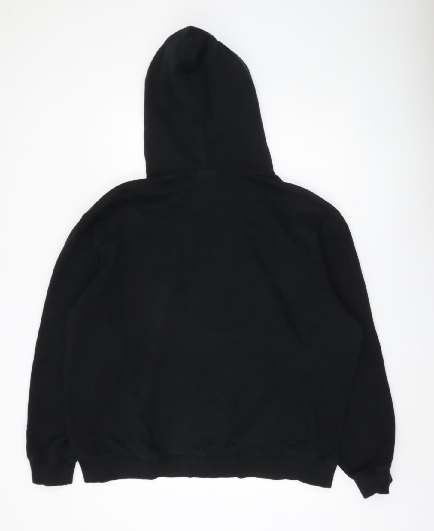 Weekday Men's Black XL Pullover Hoodie Cotton Blend