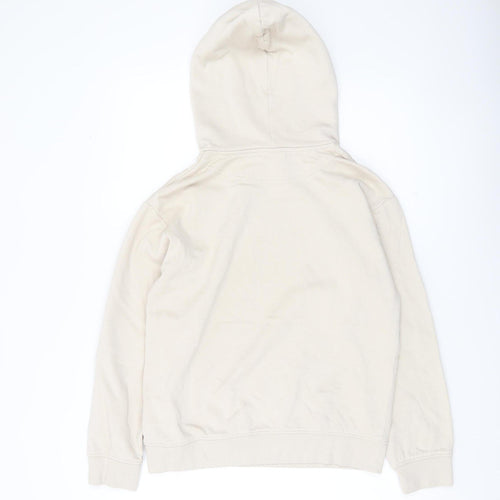 Basics Women’s Beige XS Pullover Hoodie Cotton Blend