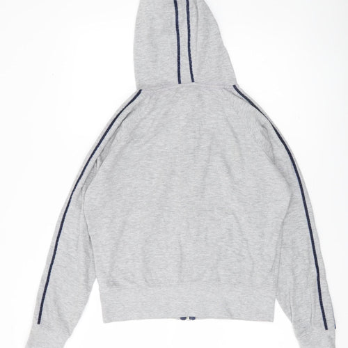 New York Laundry Womens Grey Full Zip Hoodie Size L