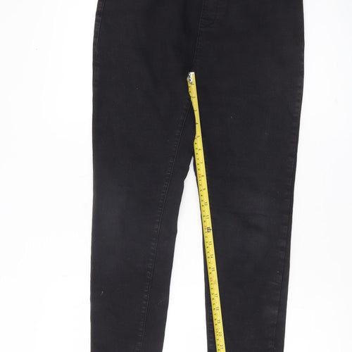 Pebble Bay Womens Black Skinny Jeans Size 12 Slim Fit Stretch