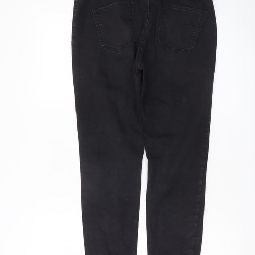 Pebble Bay Womens Black Skinny Jeans Size 12 Slim Fit Stretch