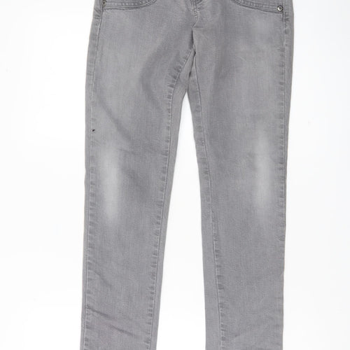 Farmer Women’s Grey Skinny Jeans Size 8 Slim Fit Stretch Denim