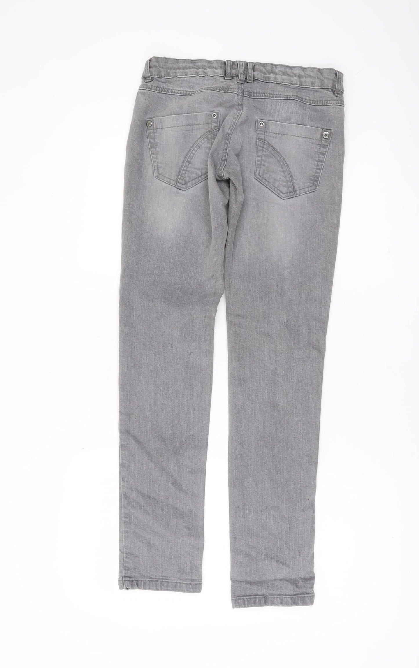 Farmer Women’s Grey Skinny Jeans Size 8 Slim Fit Stretch Denim