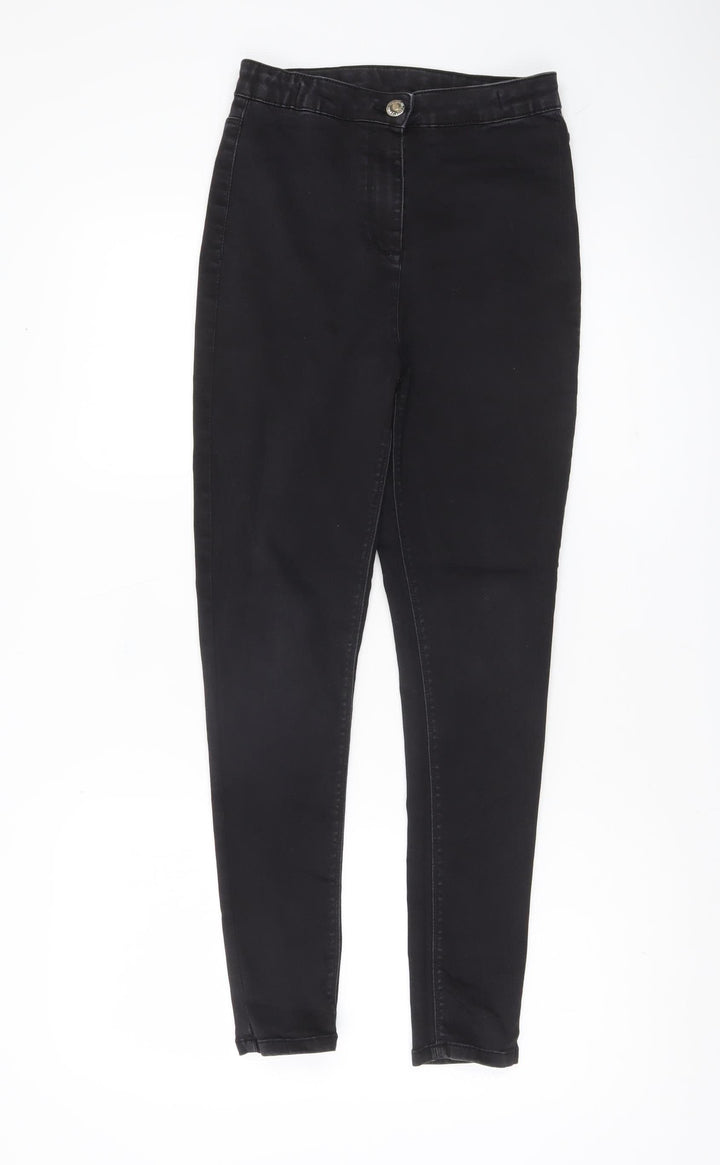 Candy Couture Girls Black Skinny Jeans Size 14 Years Slim Fit