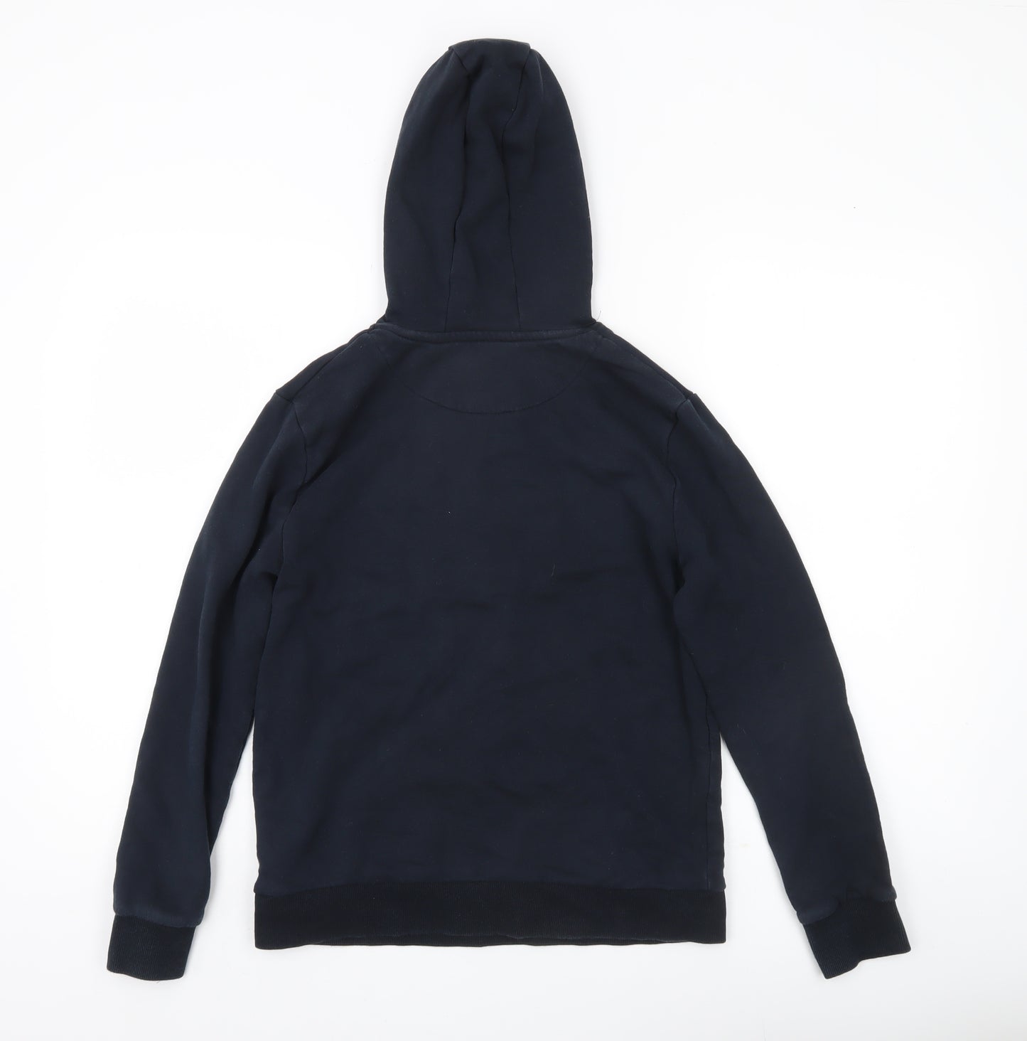 Marks and Spencer Boys Black Pullover Hoodie Age 12-13 Years Cotton Blend