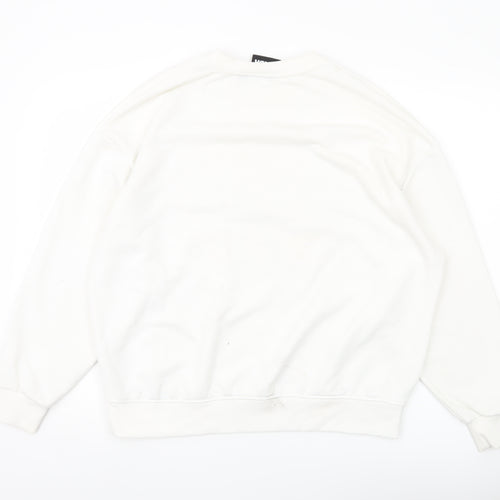 NBA Los Angeles Lakers Women's White Sweatshirt Size S Crew Neck