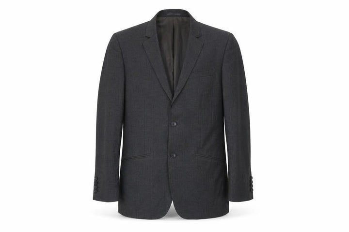 B&W Men’s Grey Regular Fit 40in Blazer Jacket Formal Business