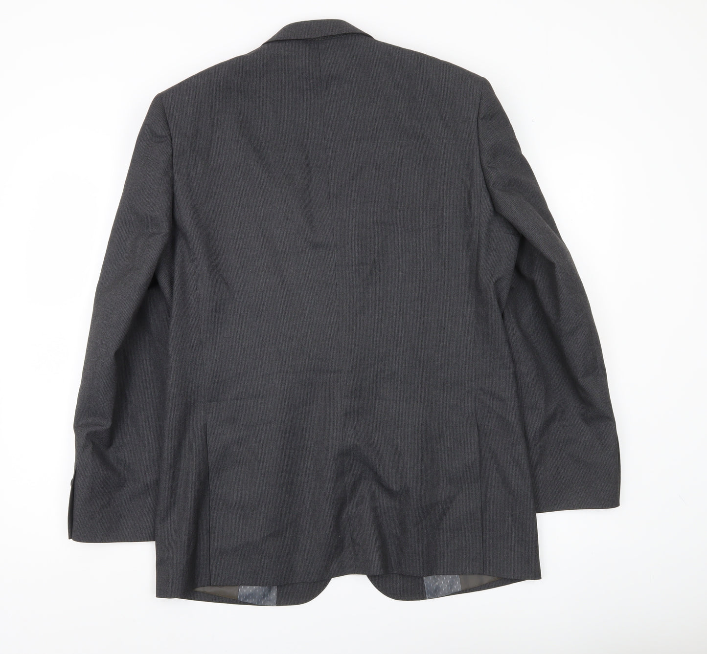 B&W Men’s Grey Regular Fit 40in Blazer Jacket Formal Business