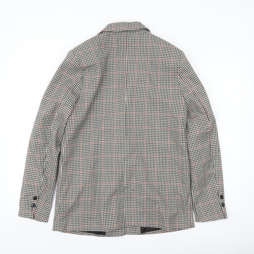 Pimkie Womens Multicoloured Checked Blazer Size M Regular Fit