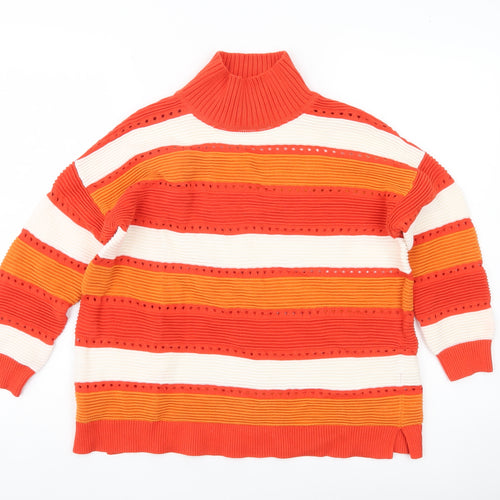French Connection Women’s Multicoloured XS Roll Neck Jumper