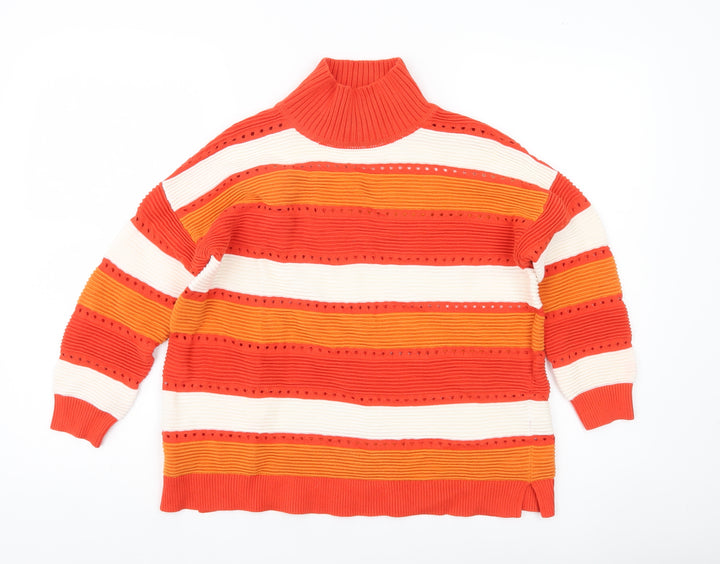 French Connection Women’s Multicoloured XS Roll Neck Jumper