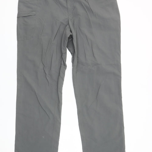 Mountain Hard Wear Womens Grey Cargo Trousers Size 14 Regular Nylon