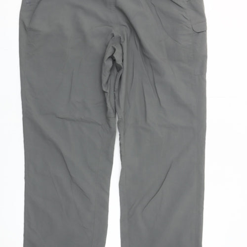 Mountain Hard Wear Womens Grey Cargo Trousers Size 14 Regular Nylon
