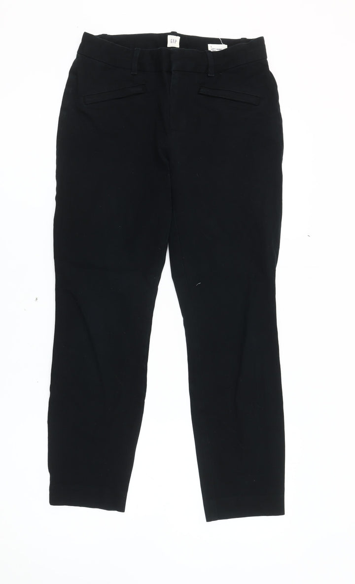 GAP Womens Black Size 6 Skinny Ankle Workwear Trousers