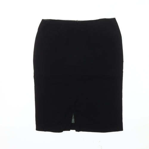 Jigsaw Women’s Black Size 12 Pencil Knee Length Skirt Workwear