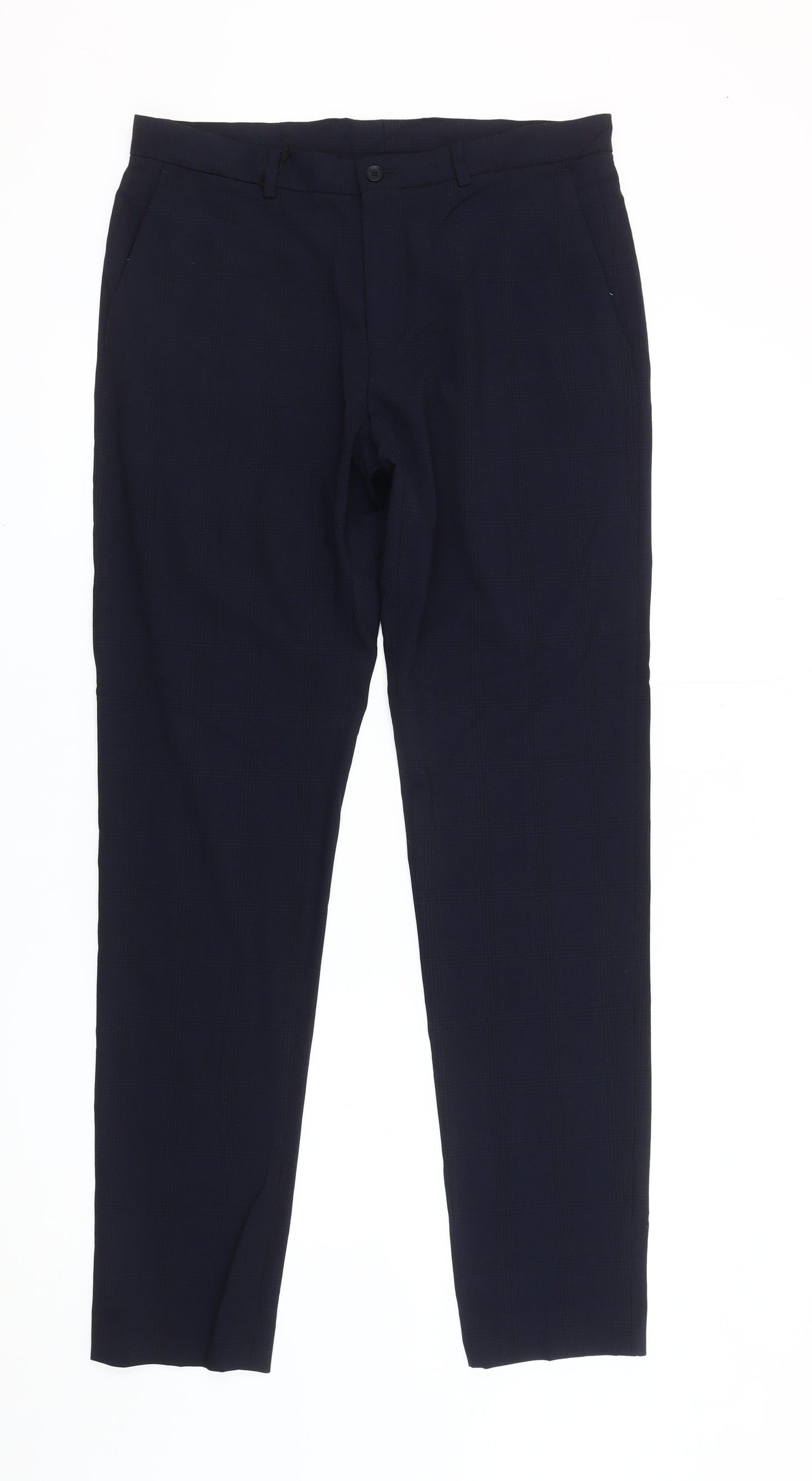 Zara Men’s Blue Slim Fit Dress Pants Trousers Size 31 Waist