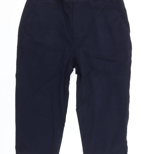 Fat Face Women’s Blue Capri Trousers Size 10 Cotton Blend