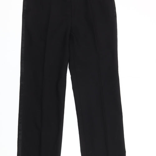 The Label Men's Black Dress Pants Trousers 34R Regular Fit Formal
