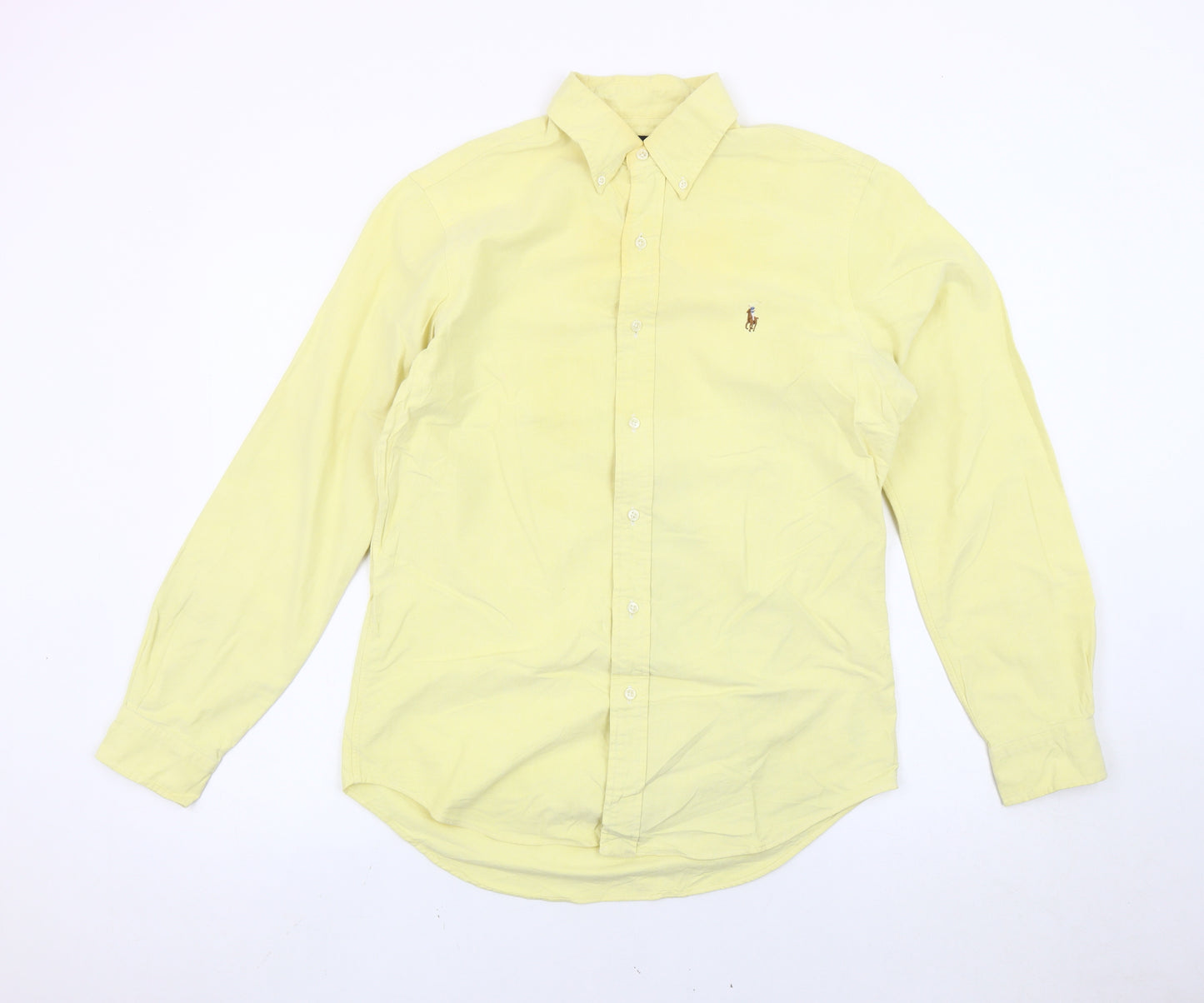 Ralph Lauren Men’s Yellow Button-Down Oxford Shirt S