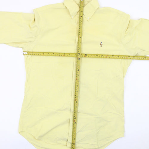 Ralph Lauren Men’s Yellow Button-Down Oxford Shirt S