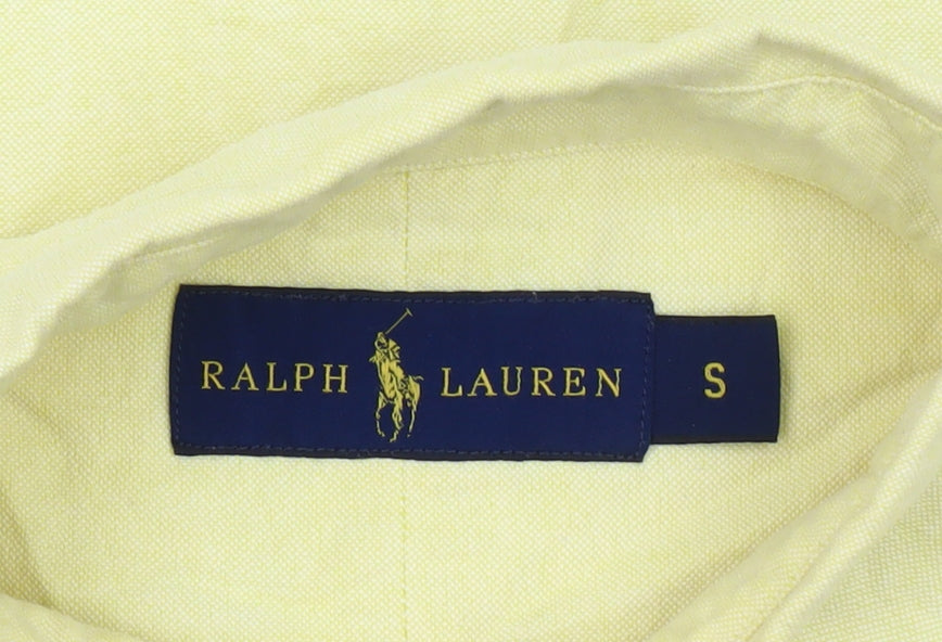 Ralph Lauren Men’s Yellow Button-Down Oxford Shirt S