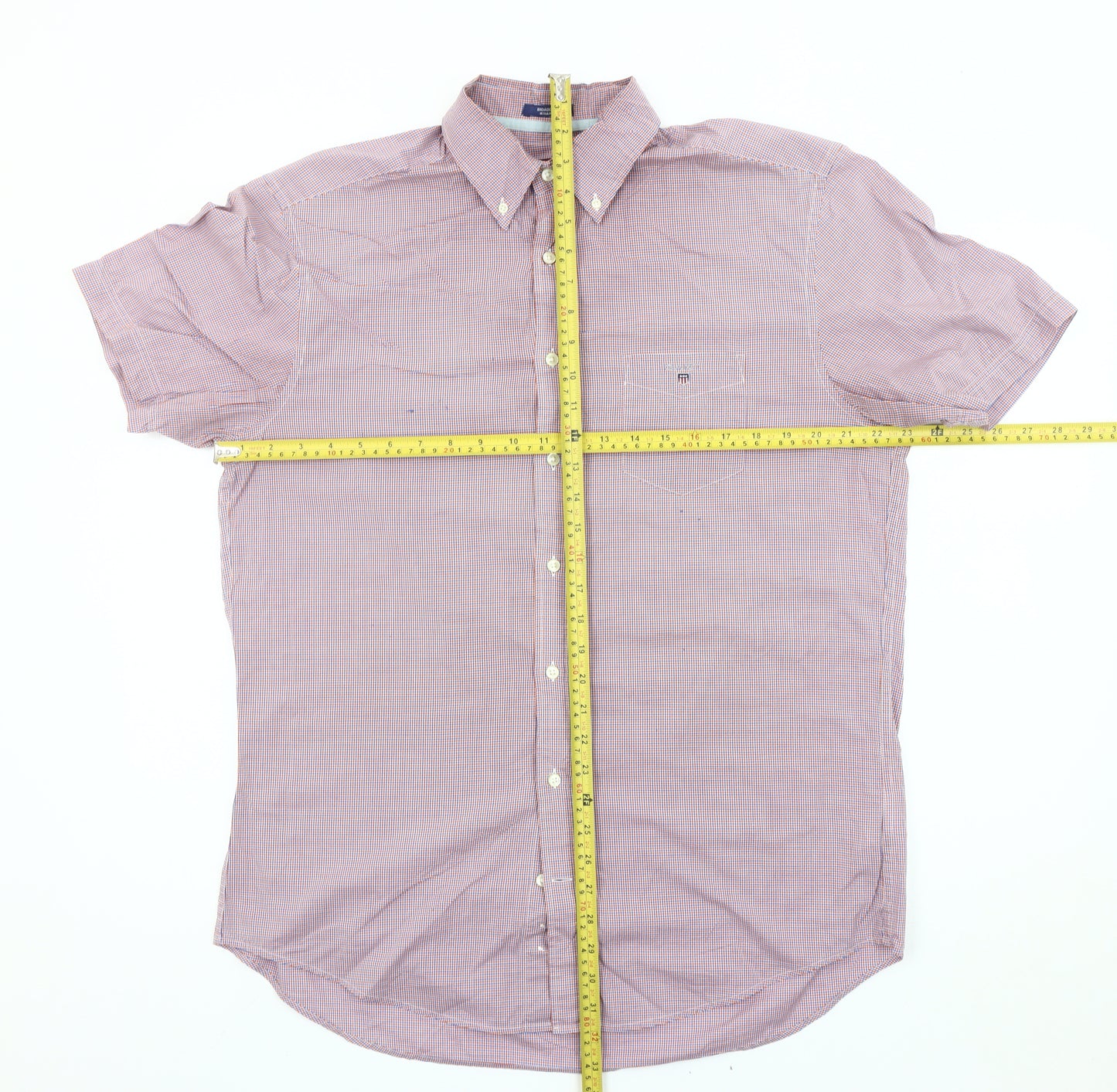 GANT Men’s Multicoloured Check Shirt L Regular Fit Cotton