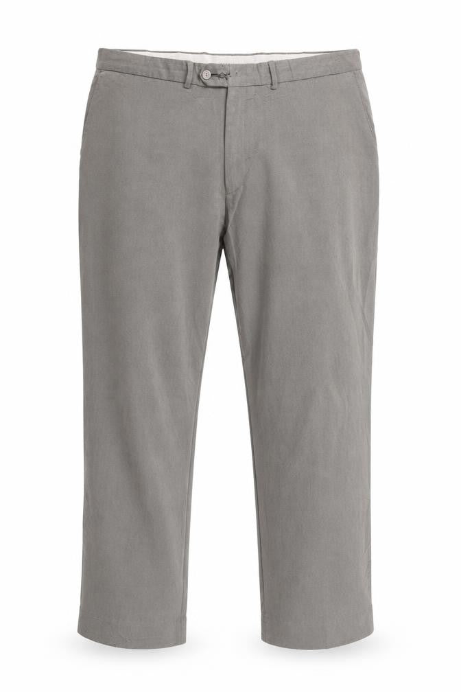 Greenwoods Mens Grey Chino Trousers 45in Waist 29in Leg Big & Tall