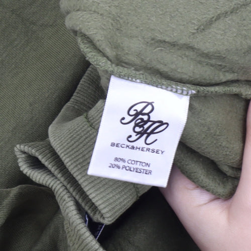 Beck & Hersey Men's Green Jogger Sweatpants Size M Cotton Blend
