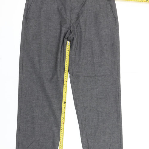 Marks and Spencer Men’s Grey Regular Fit Dress Pants 32W 29L