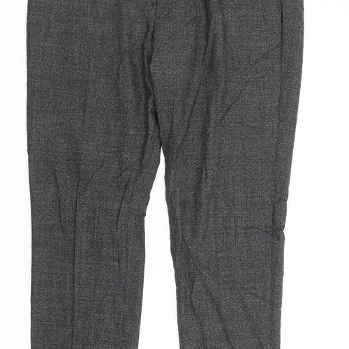 Marks and Spencer Men's Grey Wool Dress Pants Trousers 42L